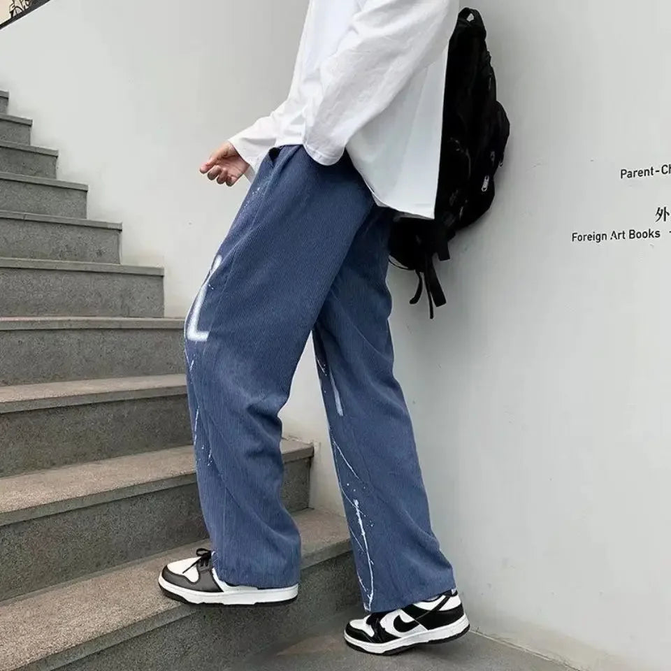 saferido Long Straight Stylish Trousers for Men Low Price Fashion 2024 Classic New In Y2k Korean Style Sale Streetwear Casual Pants Man