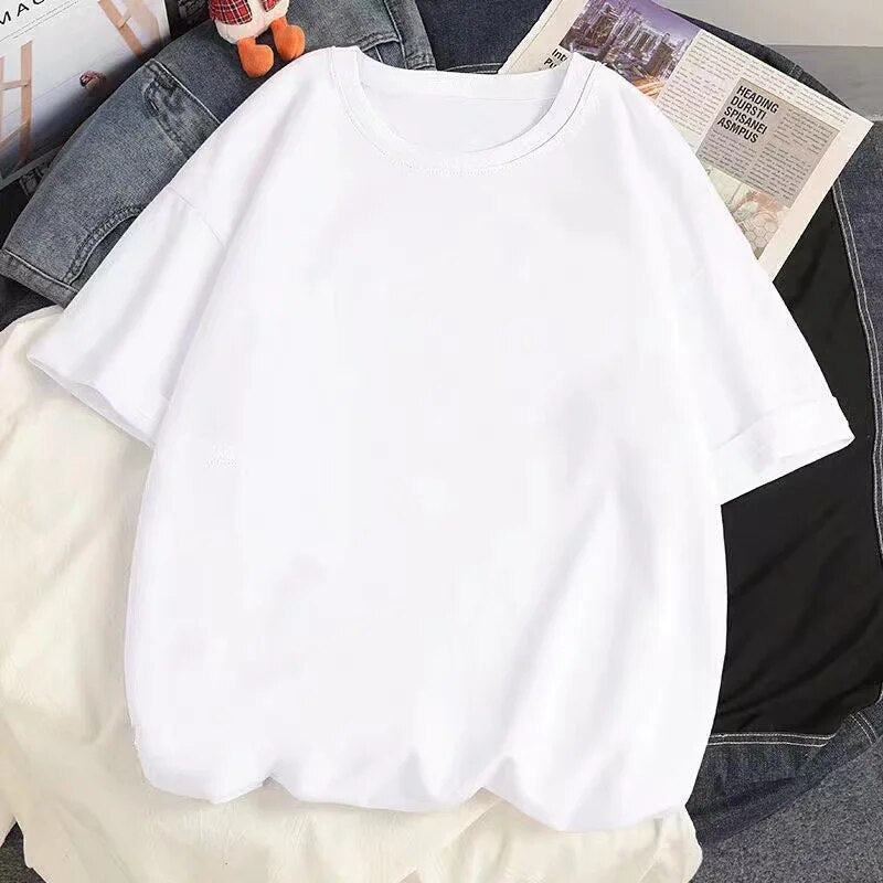 Summer Cotton Tees Tshirts Mens Womens Graphic T Shirts Oversize Loose Short Sleeved Top Harajuku Fashion O Neck Clothing