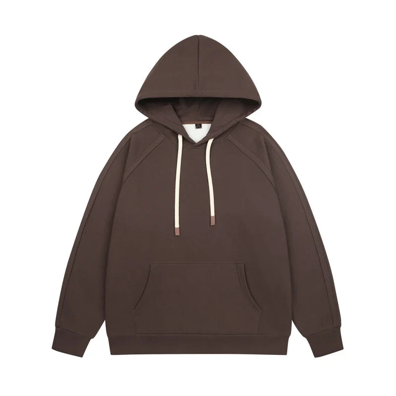 saferido Spring Autumn Hooded Sweatshirts Men Solid Hoodies Pullover Mens Harajuku Streetwear Fashion Casual Tops Hip Hop Sweatshirt Man