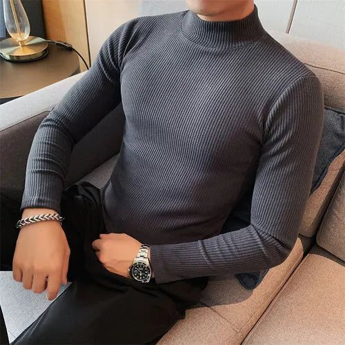 saferido British Style Brand Clothing Men High Quality Long Sleeve T-Shirts/Men's Autumn Winter Keep Warm Leisure T-shirt Plus Size S-4XL