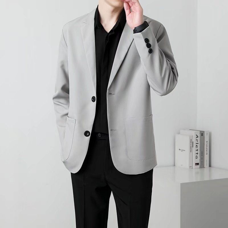 Spring 4 Color Blazer Men Slim Fashion Social Mens Dress Jacket Business Formal Jacket Men Office Suit Jacket S-3XL