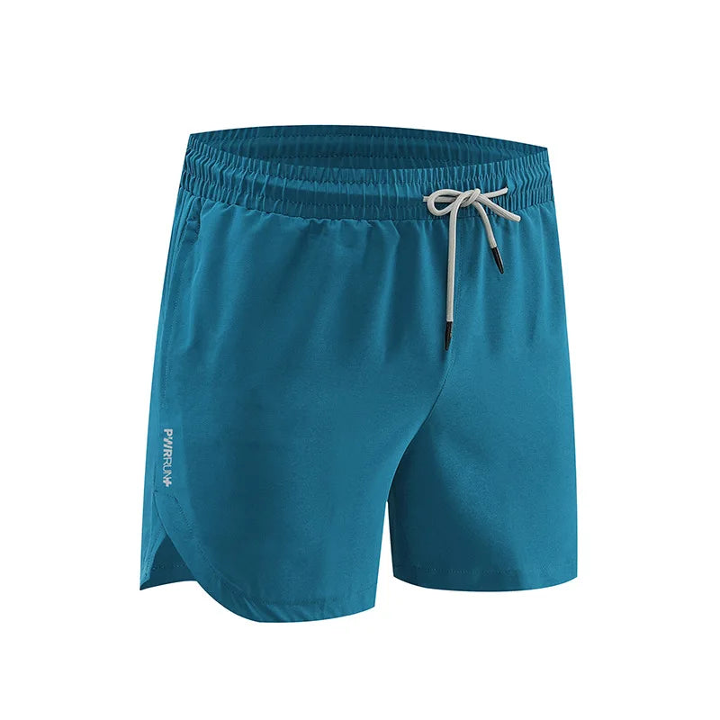 saferido American Style Ice Silk Men Sports Shorts Track and Field Basketball Shorts Solid Color Loose Quick Drying Woven Training Pants