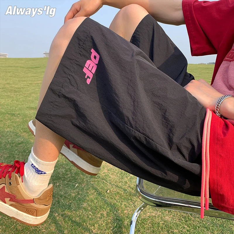 saferido Summer Quick Dry Men's Pants Summer Men Short Bermuda Masculina Mesh Oversized Board Shorts Male Brand Sweatpant