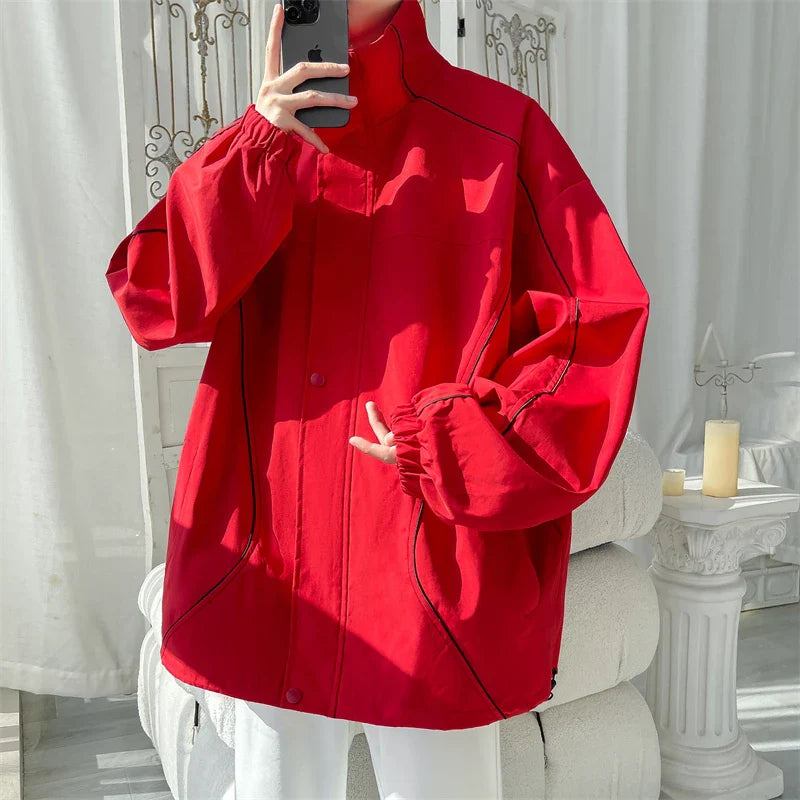 saferido Men's Korean Style Clothes for Men Outerwear Original Clothing Harajuku Men's Coats Models 2024 Spring Jackets Popular
