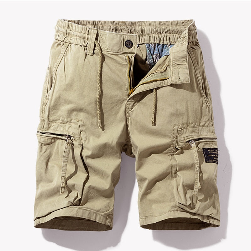 Men Summer Brand New Casual Vintage Classic Pockets Camouflage Cargo Shorts Men Outwear Fashion Twill Cotton Shorts Men