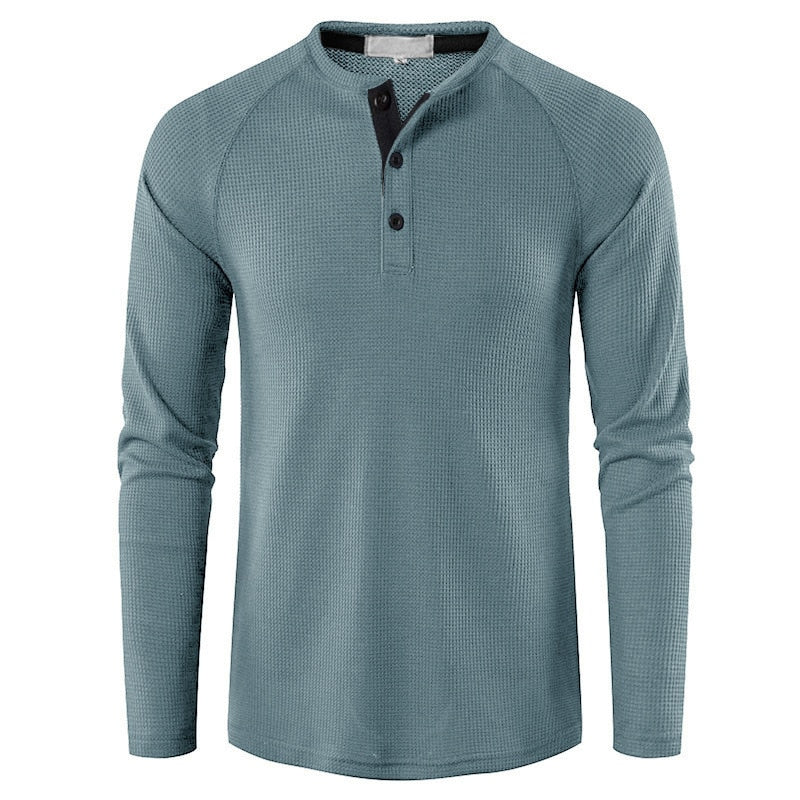 Long Sleeve T Shirt for Men Solid Spring Summer Casual Mens T-shirt Breathable Male Tops Fashion Clothes Men's T-shirts