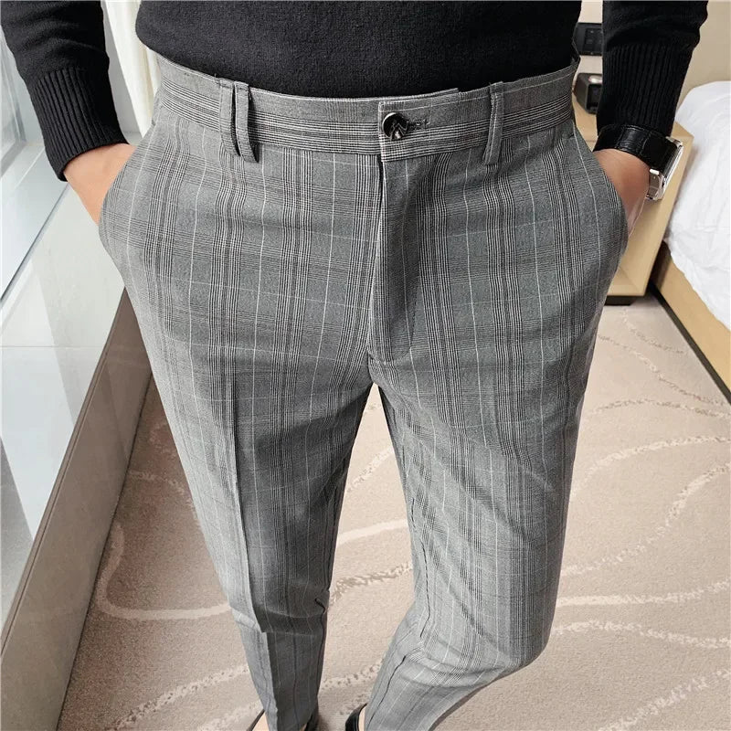 Wedding Dress Pants for Men Business Suit Pant Casual Slim Formal Pants Pantalon Costume Men Suit Trousers Plus Size 29-38