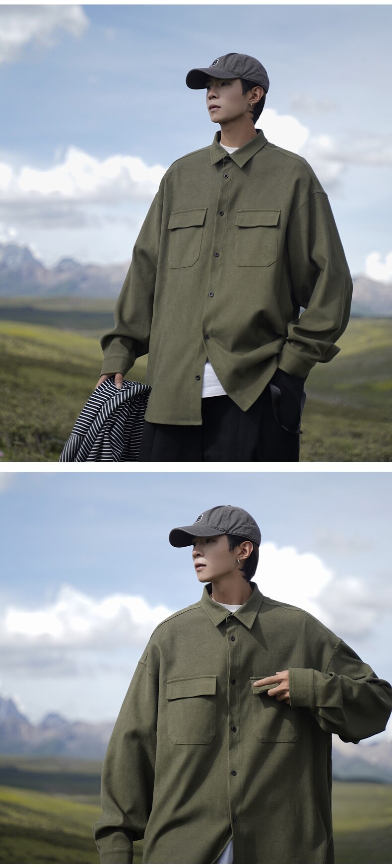 Men Korean Fashion White Long Sleeve Shirts Mens Japanese retro Shirts Blouses Harajuku Oversized Shirt Male Button Up 5XL