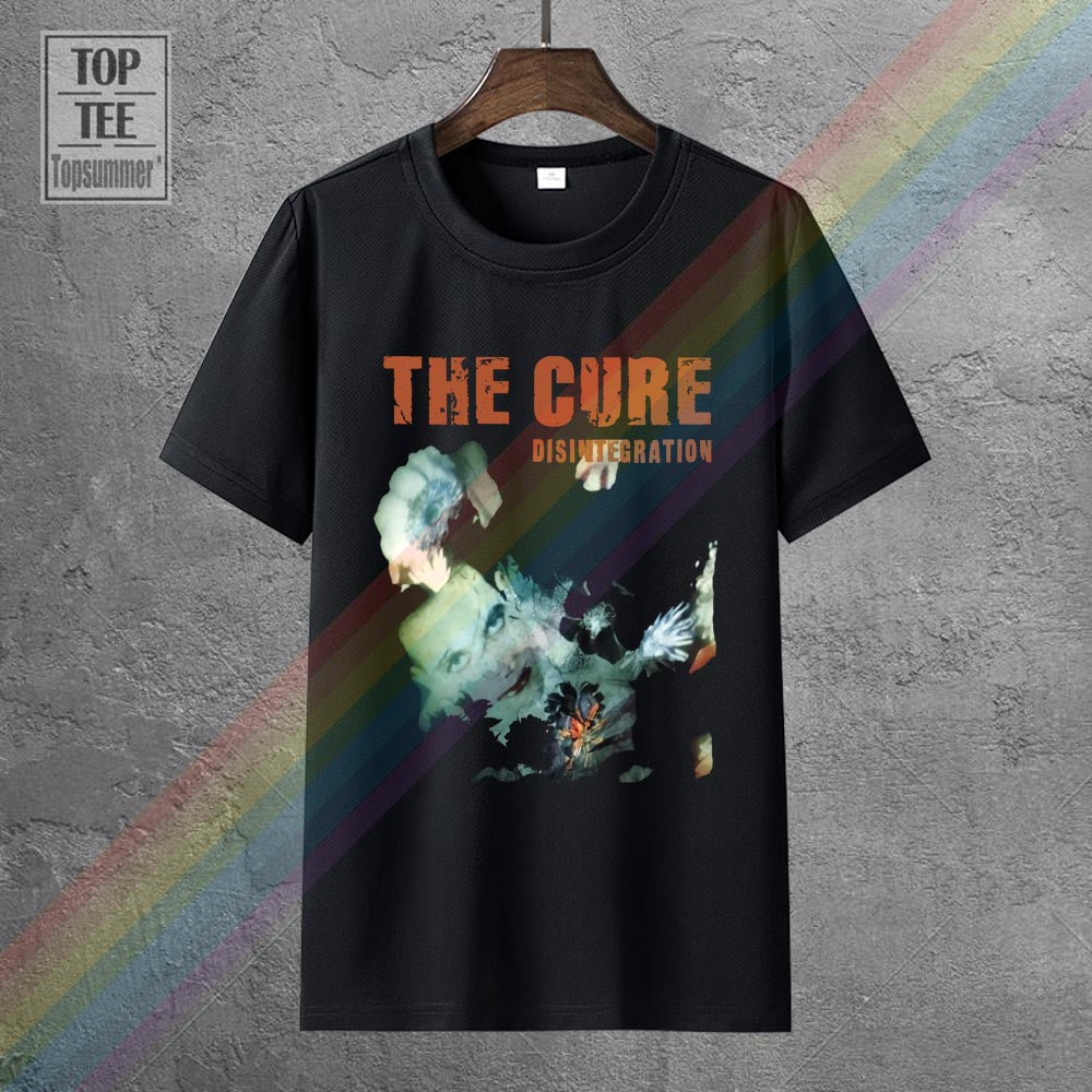 Vintage The Cure Disintegration Rock T Shirt Men Women Short Sleeve Oversized T-Shirt Summer Fashion Graphic Print Streetwear