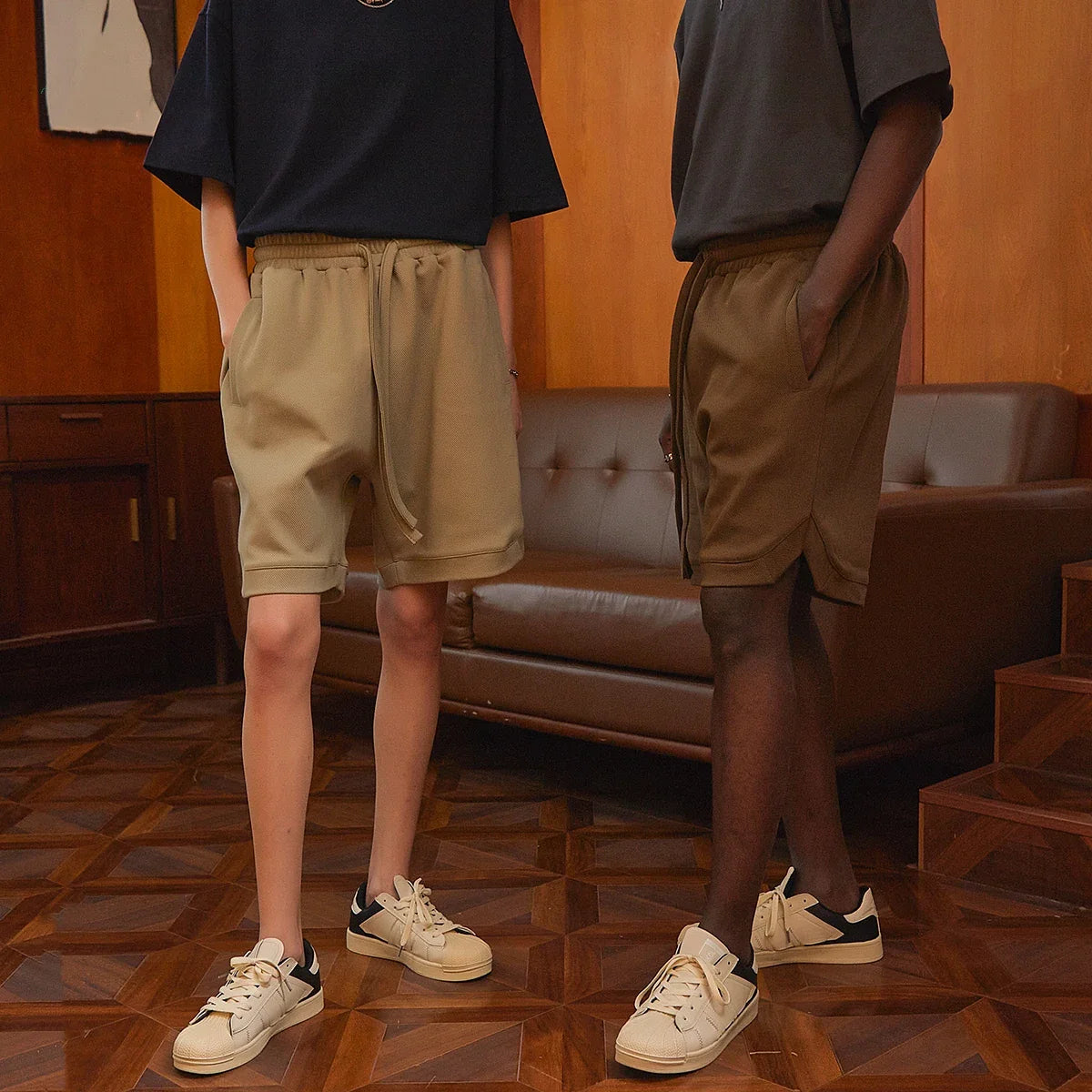 saferido Hiphop Leader Nayeon Kanye West Season 3 Vintage Oversize Shorts Men Cotton Hip Hop Harem Cargo Harajuku Unisex Pantalones Women