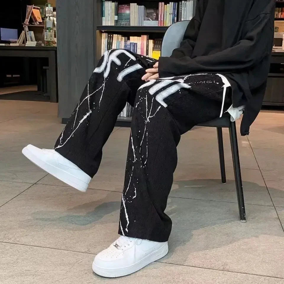 saferido Long Straight Stylish Trousers for Men Low Price Fashion 2024 Classic New In Y2k Korean Style Sale Streetwear Casual Pants Man
