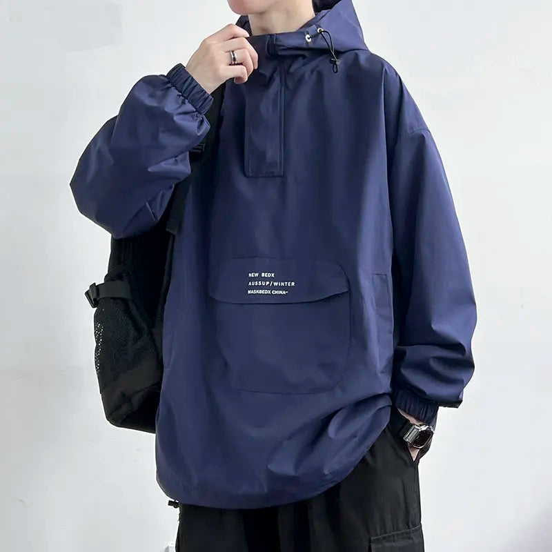 Men's Jacket New Outdoor Waterproof Windbreaker Jacket Hooded Design Windproof Men's Jacket Chaquetas hombre