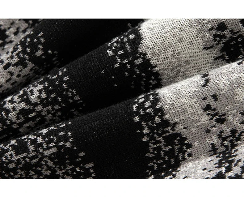 New Autumn Winter Casual Sweater Men Loose Harajuku Style Round Neck Long Sleeve Mens Fashion Pullovers Trendy Sweaters