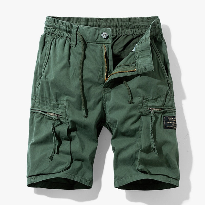 Men Summer Brand New Casual Vintage Classic Pockets Camouflage Cargo Shorts Men Outwear Fashion Twill Cotton Shorts Men