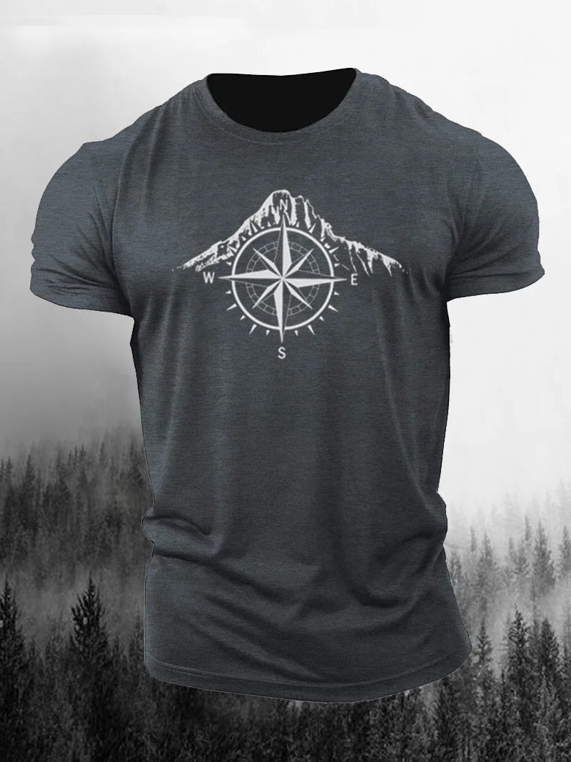 Summer Men's T-shirt Simple Print Round Neck Short-sleeved Y2k T-shirt Casual Versatile Men's Tops Fashion Oversized T-shirt