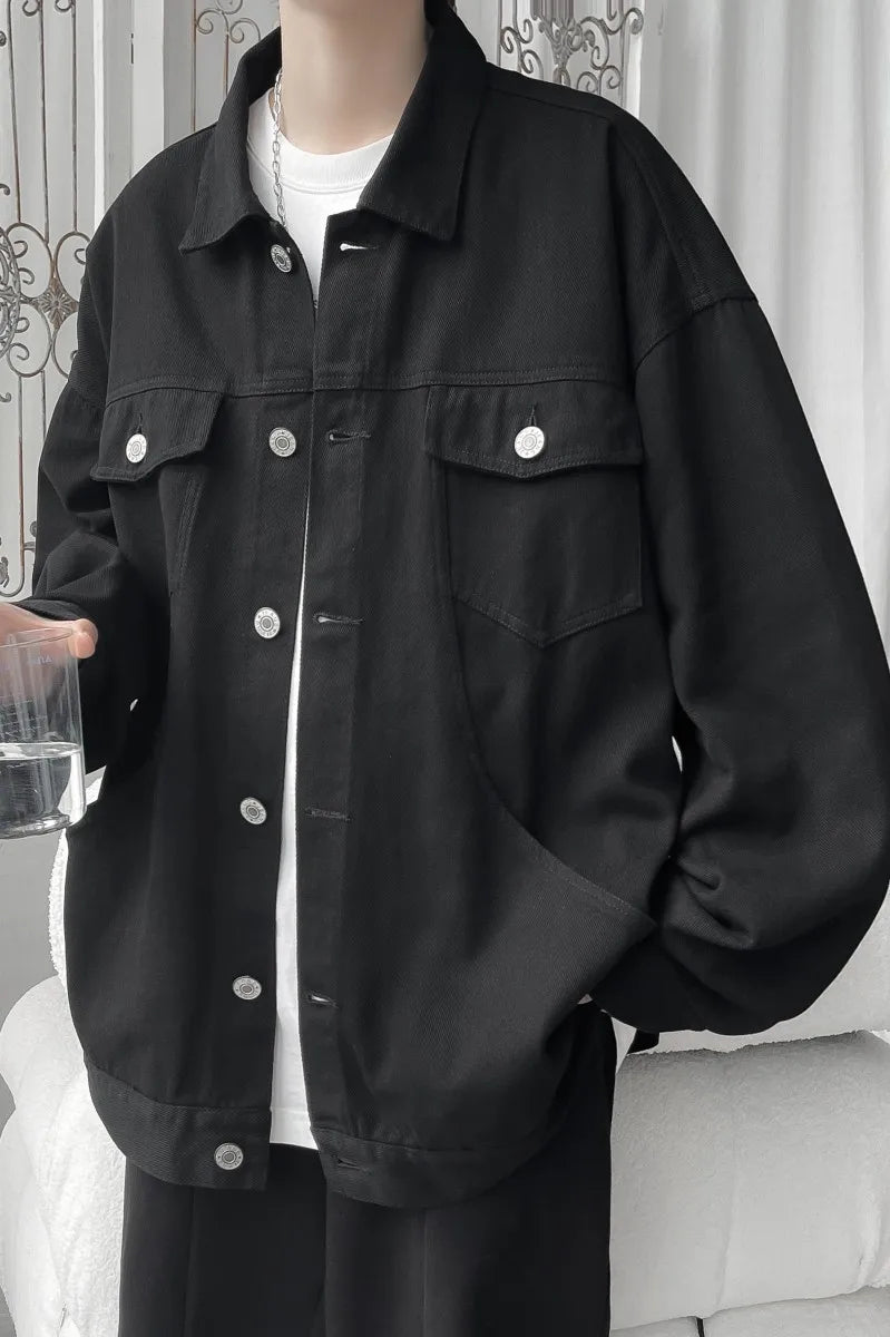 saferido Men's Korean Style Clothes Outerwear Original Clothing Coats Models Japanese Vintage Clothing Spring Jackets Popular