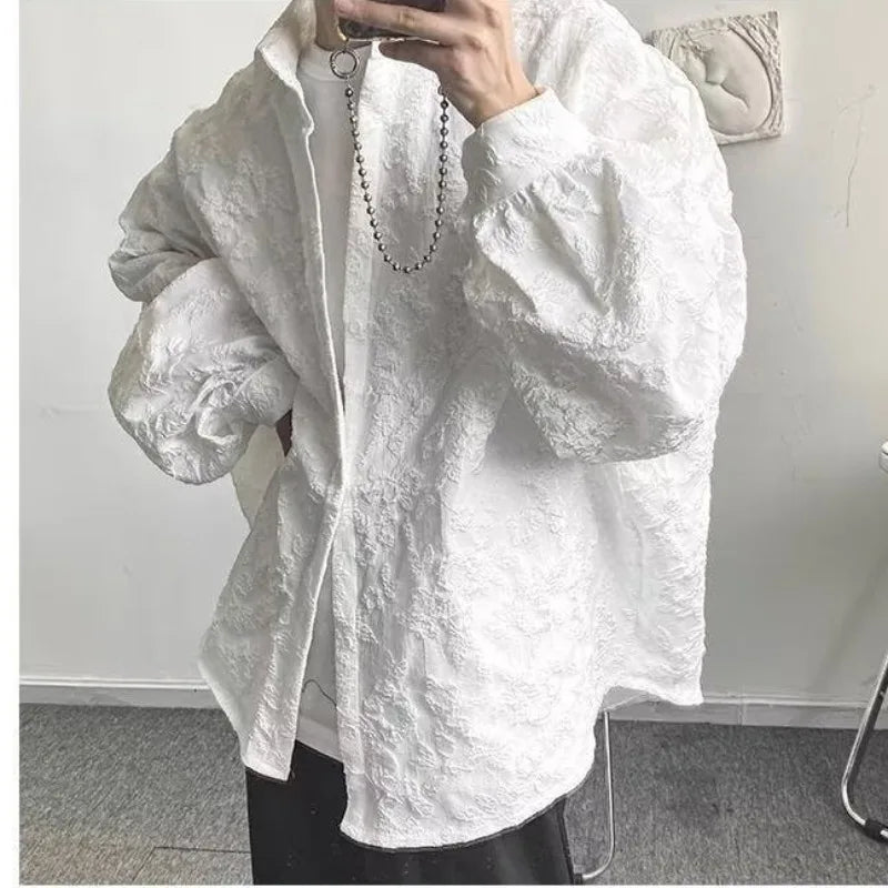 saferido Men Gentlemanly Mature Single Sleeve Renfined Pure Clean Tender Temperament Chic Proper Popular Students Japanese Style
