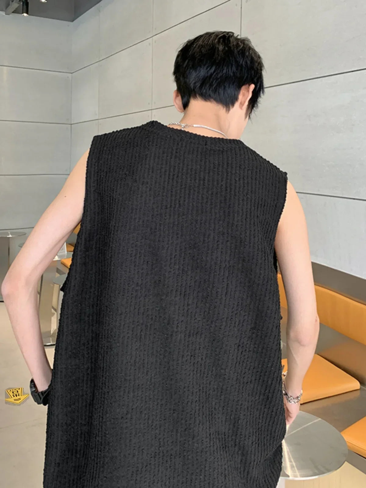 saferido Men Tanks Tops Streetwear Simple Summer Baggy Solid Colors New Arrival Comfortable Casual Popular All-match Tops Korean Style