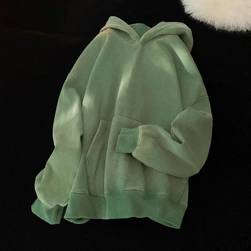 saferido Men Sweatshirts Washed Hoody Vintage Streetwear Baggy Fashion Harajuku Female Casual Hoodies
