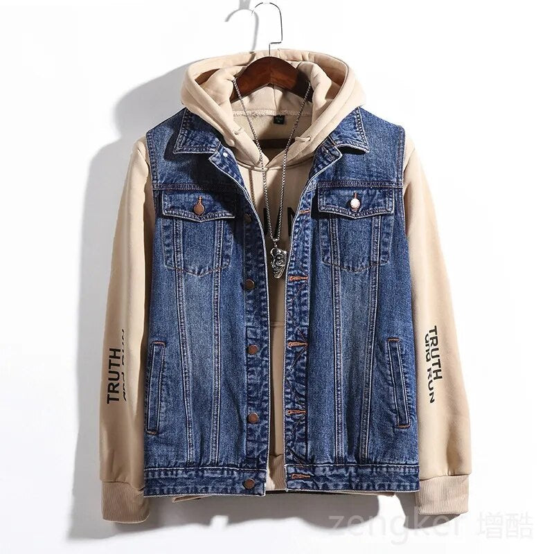 Men's Denim Vest Jacket Sleeveless Cowboy Vest Large Sizes 5XL-7XL Handsome Vest for Men Sleeveless coats