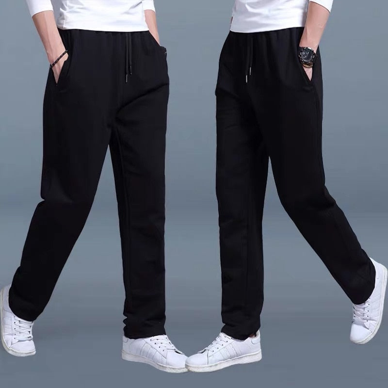 Fashion Sports Pants Man New Spring Large Size 5XL Loose Casual Student Sweatpants Men's Straight Training Trousers Joggers