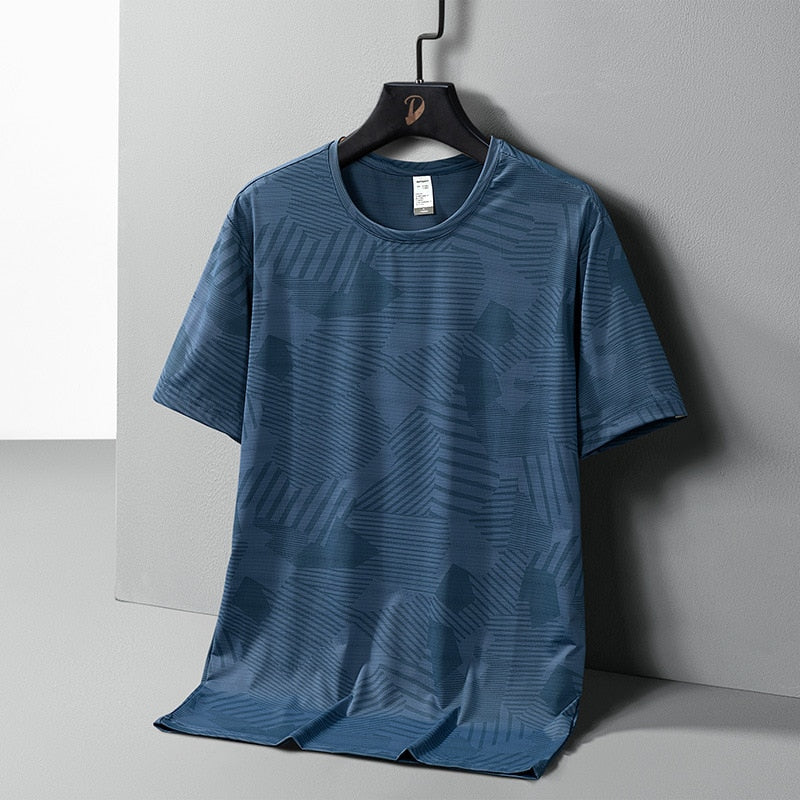 Quick-Dry GYM Sports Streetwear Fashion Oversized 8XL T Shirt Japan Style Black White Summer Short Sleeves Top Tees Tshirt