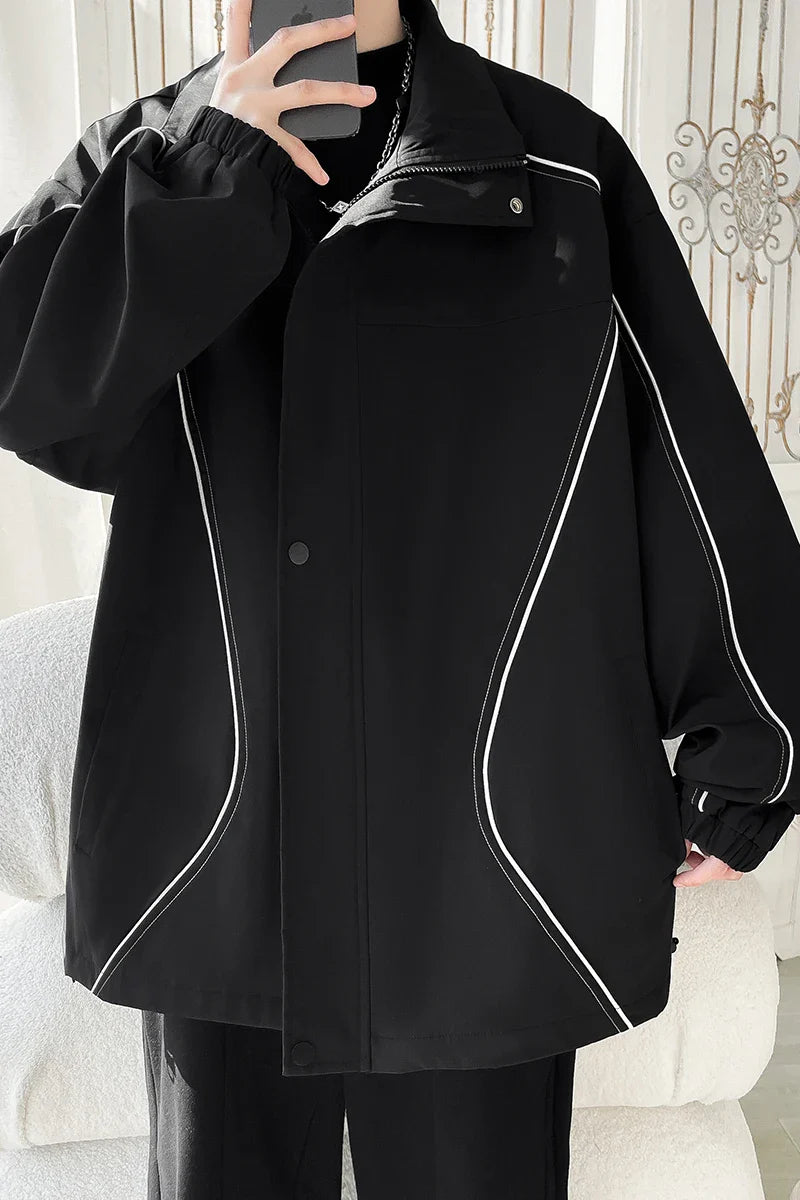 saferido Men's Korean Style Clothes for Men Outerwear Original Clothing Harajuku Men's Coats Models 2024 Spring Jackets Popular