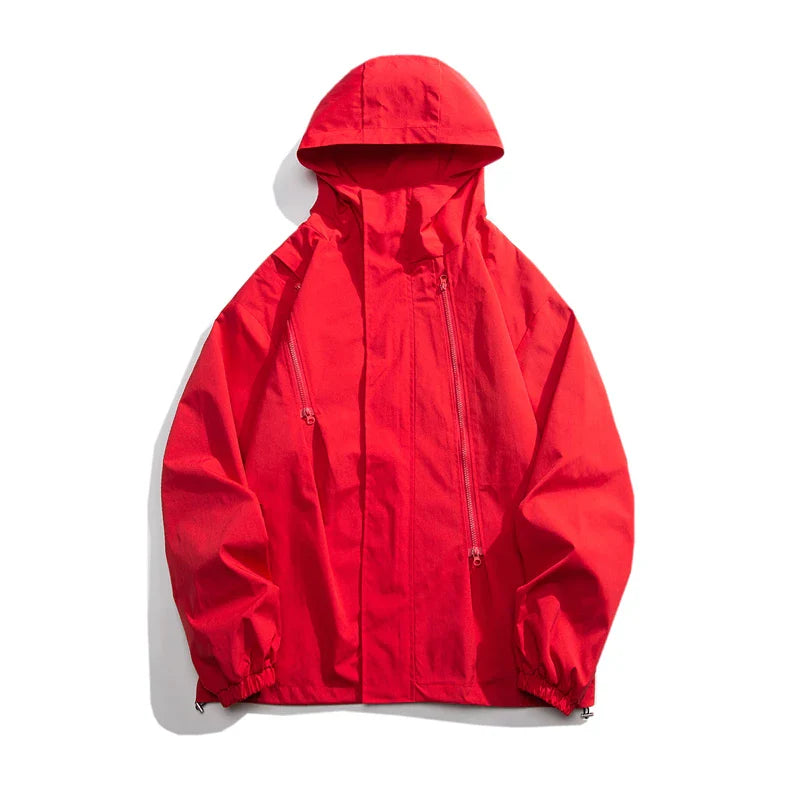 Streetwear Spring Casual Men's Jackets Hooded Harajuku Windbreaker Jacket For Woman