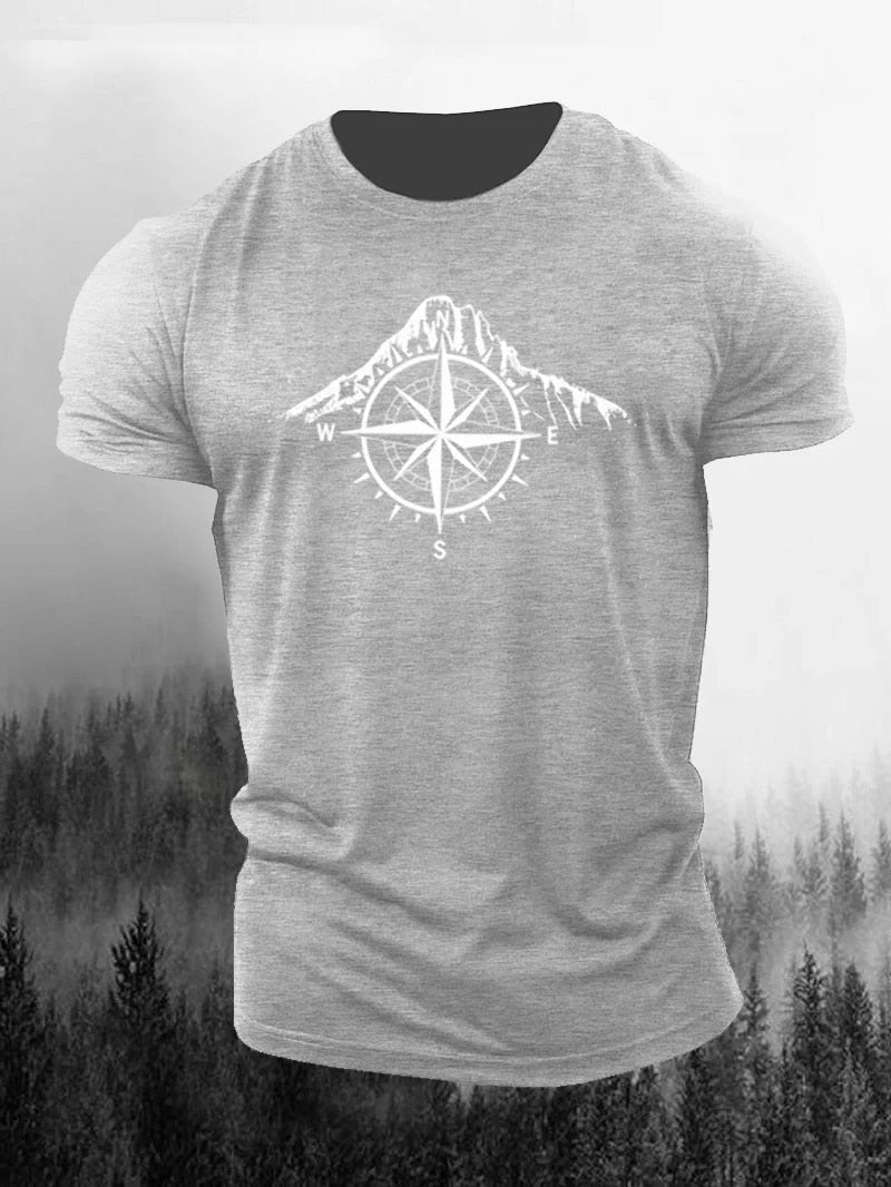Summer Men's T-shirt Simple Print Round Neck Short-sleeved Y2k T-shirt Casual Versatile Men's Tops Fashion Oversized T-shirt