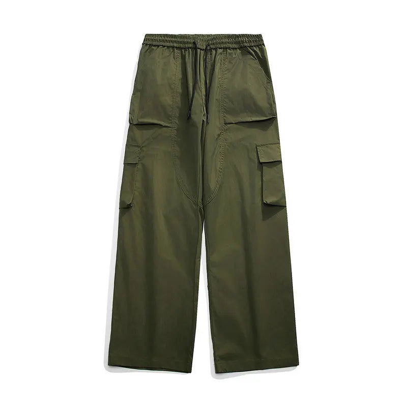 Men‘s Cargo Pants Multi Pocket Jogger Harlan Pants Men Elastic Waist Hip Hop Casual Trousers Large Size Sweatpants Black 5XL