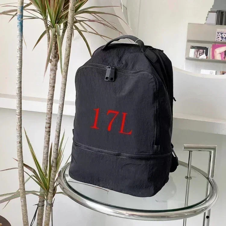 Lemon Unisex City Adventurer Yoga Backpack Bag Casual waterproof Sports Fitness Bag Multifunctional Large Capacity Backpack