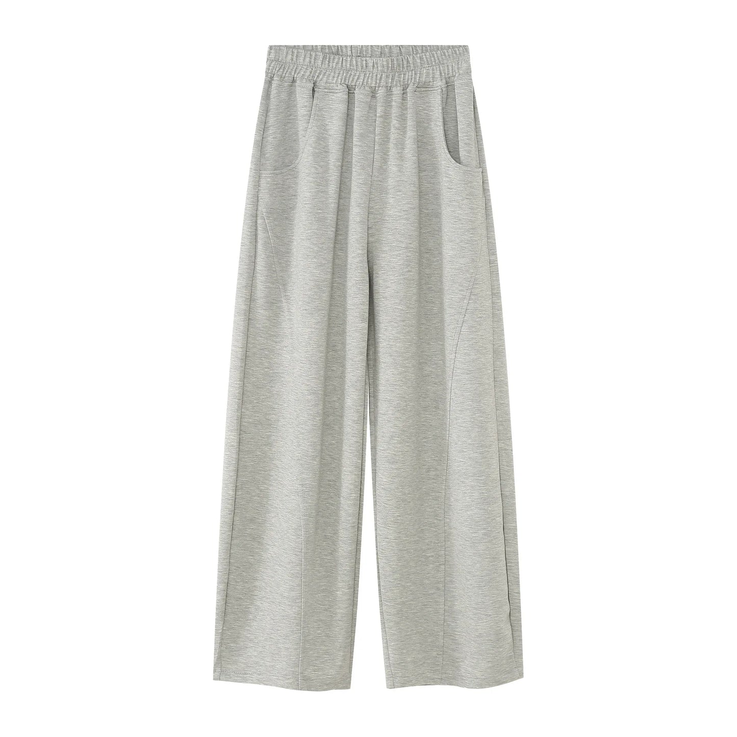 saferido Baggy Sweatpants Men Wide Leg Casual Pants Men Oversize Gray Khaki Trousers Male Loose Korean Streetwear Old Money