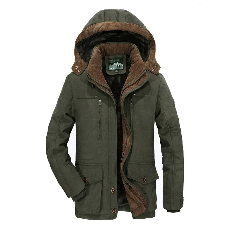 Jackets for Men Winter Windbreaker Clothing Biker Aviator Baseball Motorcyclist New Coats Hooded Zip-up Big Size L-6XL