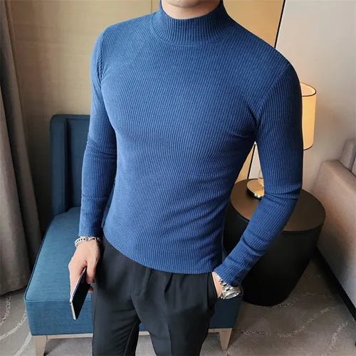 saferido British Style Brand Clothing Men High Quality Long Sleeve T-Shirts/Men's Autumn Winter Keep Warm Leisure T-shirt Plus Size S-4XL