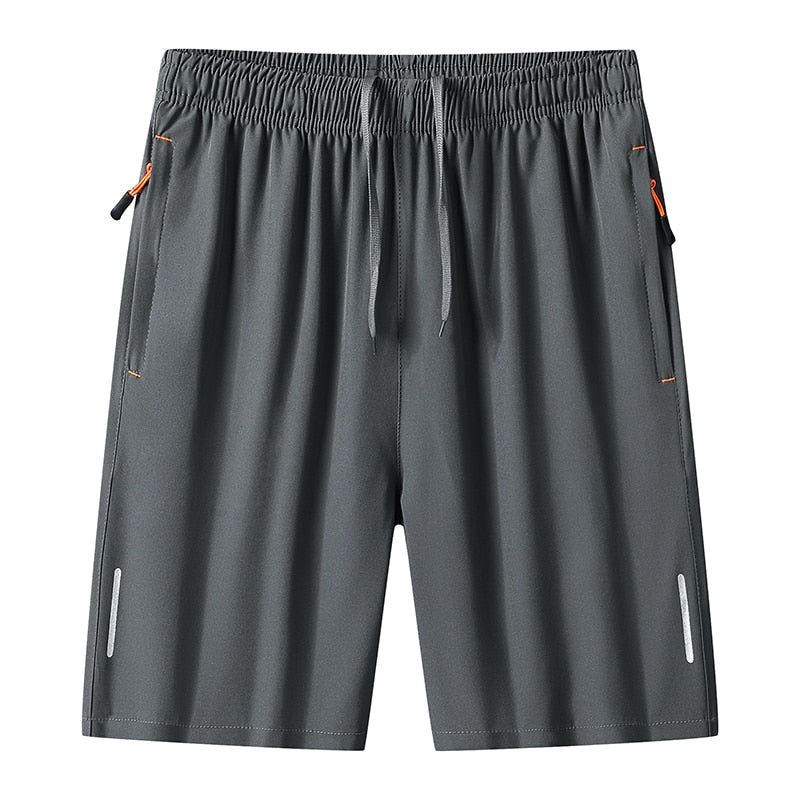 Men's Sports Casual Shorts Spring and Summer New Ice Silk Quick Dry Loose Basketball Pants Personality Fashion Beach Pants