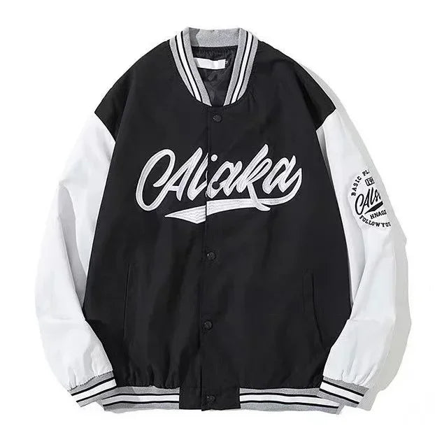 saferido American Vintage Up Leather Jacket Autumn New Street Trend Lapel Coat Men Hip Hop Harajuku Punk Casual Loose Motorcycle Jacket