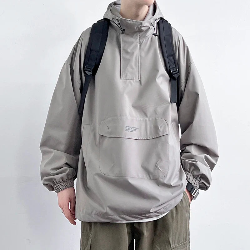 Men's Jacket New Outdoor Waterproof Windbreaker Jacket Hooded Design Windproof Men's Jacket Chaquetas hombre