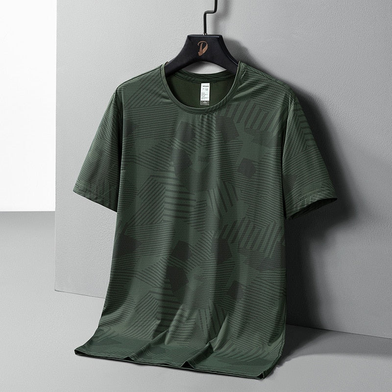 Quick-Dry GYM Sports Streetwear Fashion Oversized 8XL T Shirt Japan Style Black White Summer Short Sleeves Top Tees Tshirt