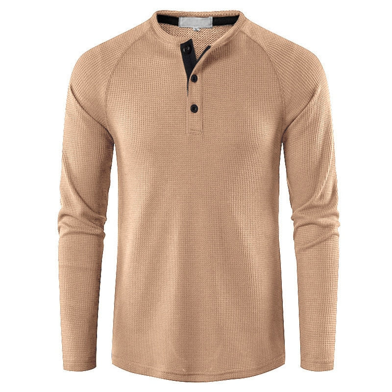 Long Sleeve T Shirt for Men Solid Spring Summer Casual Mens T-shirt Breathable Male Tops Fashion Clothes Men's T-shirts