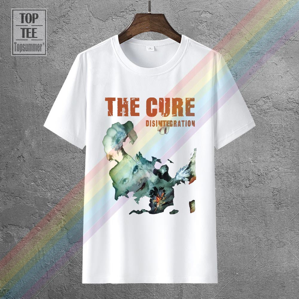 Vintage The Cure Disintegration Rock T Shirt Men Women Short Sleeve Oversized T-Shirt Summer Fashion Graphic Print Streetwear