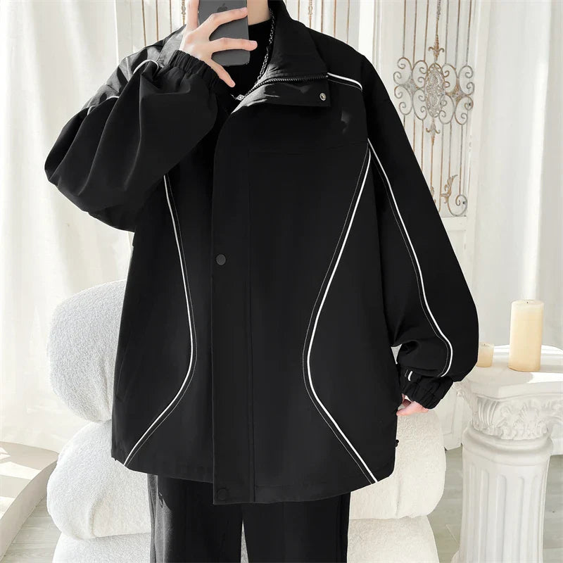 saferido Men's Korean Style Clothes for Men Outerwear Original Clothing Harajuku Men's Coats Models 2024 Spring Jackets Popular