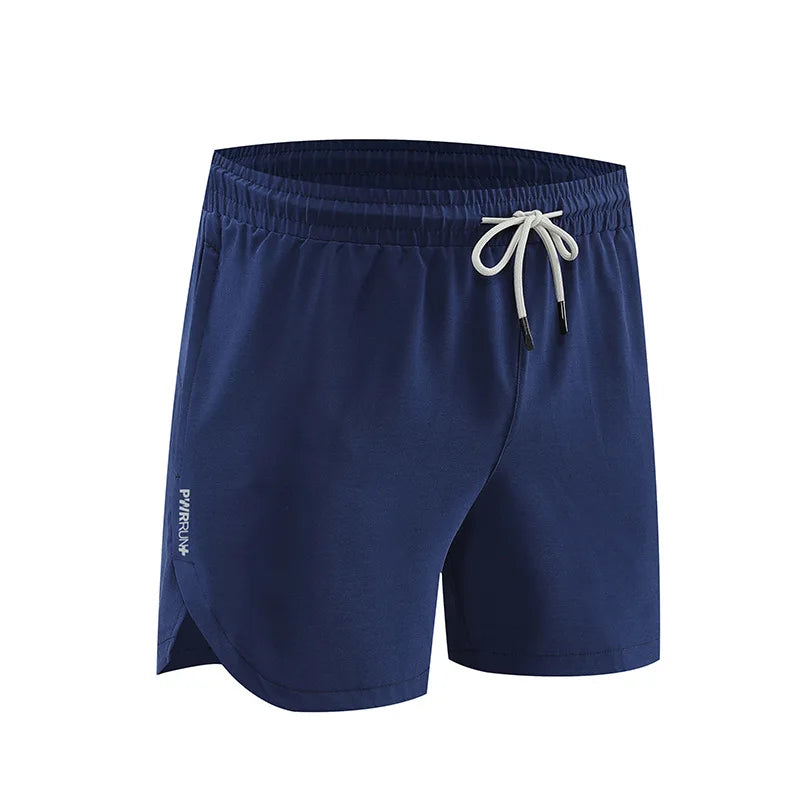 saferido American Style Ice Silk Men Sports Shorts Track and Field Basketball Shorts Solid Color Loose Quick Drying Woven Training Pants