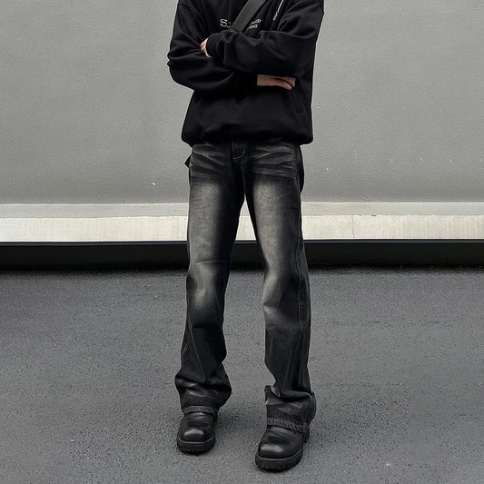 Army Green Cargo Pants Mens Baggy Summer Multi-pocket Loose Casual Fashion Y2k Autumn Straight-leg Streetwear Wide Leg Trousers