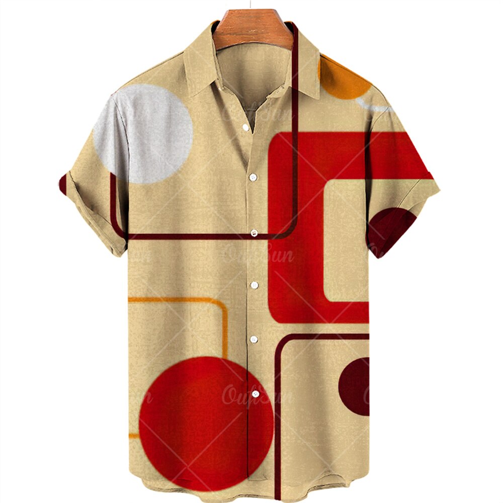 Male Shirt Oversized Plaid Floral Short Sleeve Tops Summer Casual Holiday Buttons Social Luxury Clothing Men Hawaii Shirts 5XL