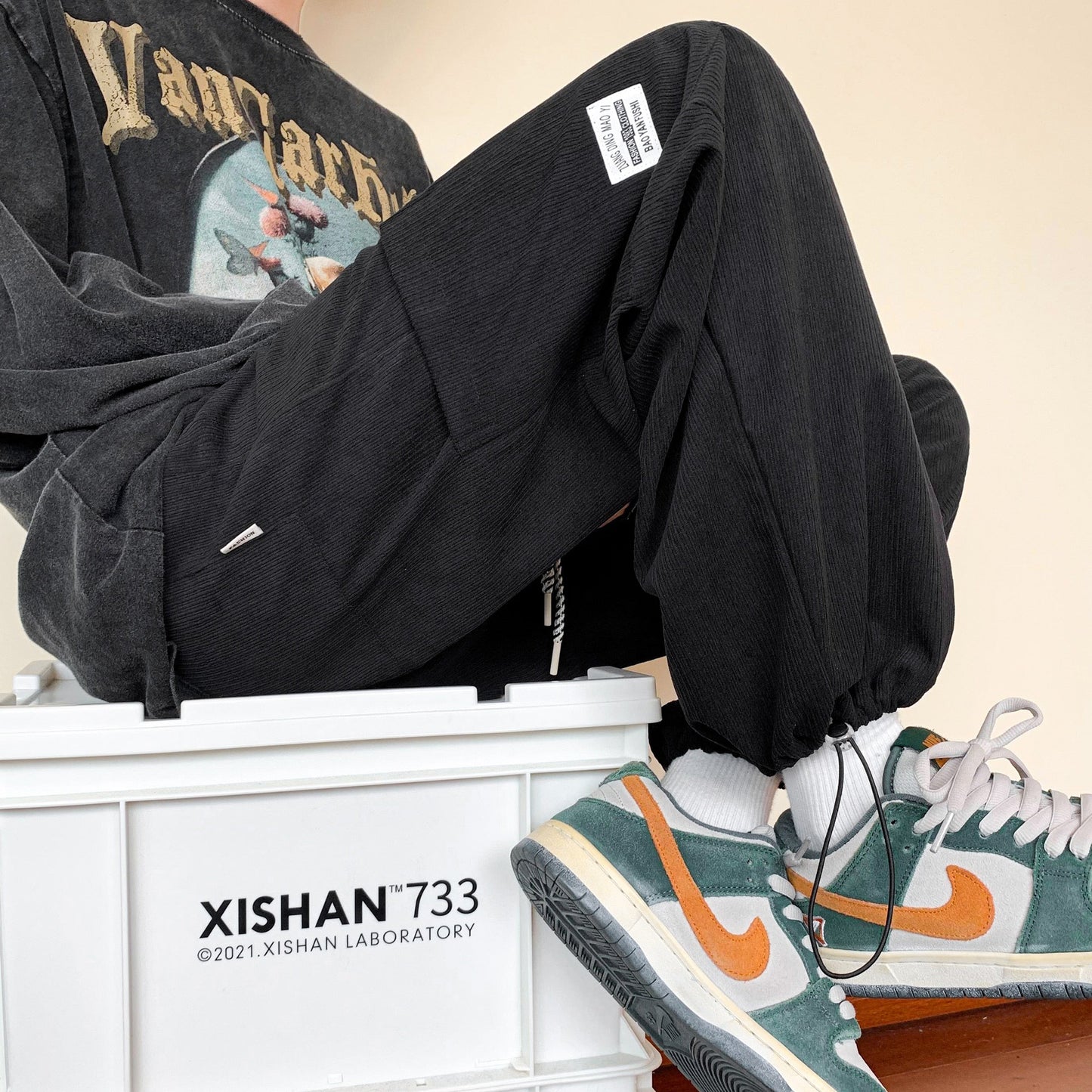 Ye Fashion Men Trousers Jogging Military Cargo Pants Streetwear Harem Men Pants Men Hiphop Casual Trousers Men 5XL