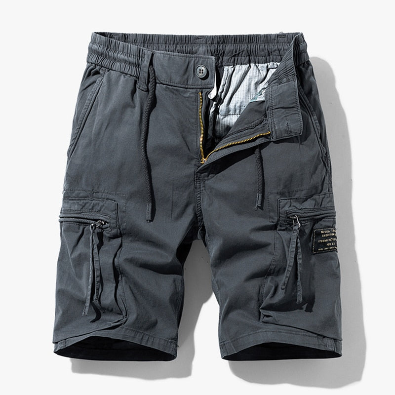Men Summer Brand New Casual Vintage Classic Pockets Camouflage Cargo Shorts Men Outwear Fashion Twill Cotton Shorts Men