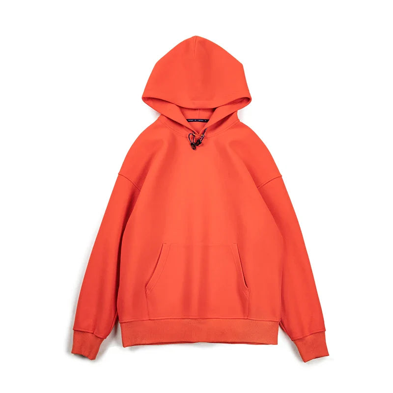 saferido New American Casual Heavy Hoodies Sweatshirt Cleanfit Silhouette Loose Pullover Outdoor Oversize Thermal Tops men's autumn