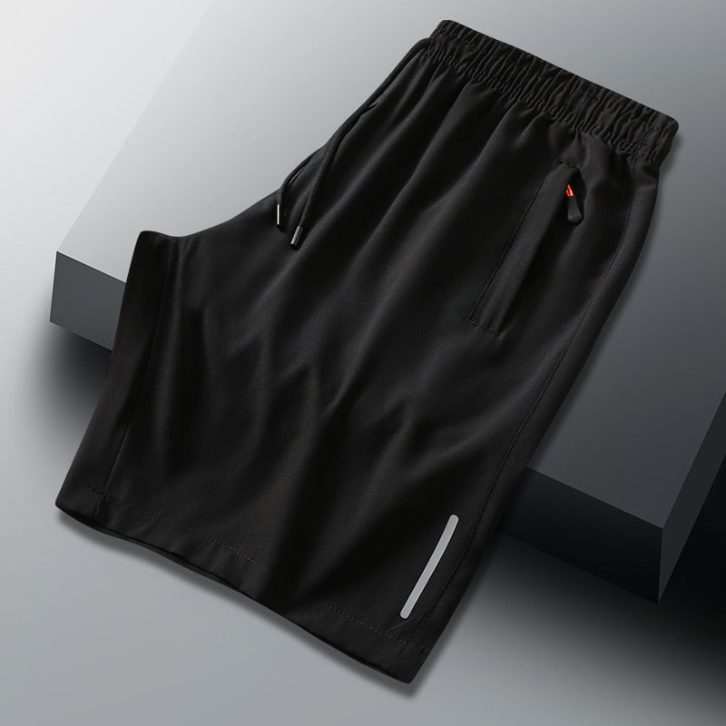 Men's Sports Casual Shorts Spring and Summer New Ice Silk Quick Dry Loose Basketball Pants Personality Fashion Beach Pants