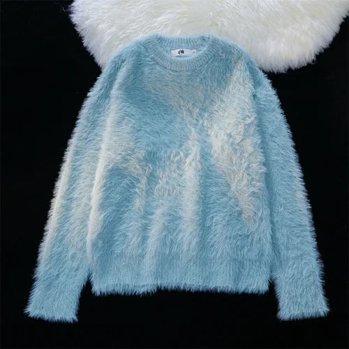 Men Autumn Winter New Oversize Solid Color Knitted Jumpers Male O-neck Sweater Tops Men Long Sleeve Warm Pullovers I594