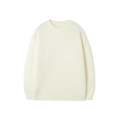 saferido Men's American Sweater Autumn Winter Thick Needle Sweater Round Neck Pullover Loose Casual Oversize Sweater Mens Clothing 4XL
